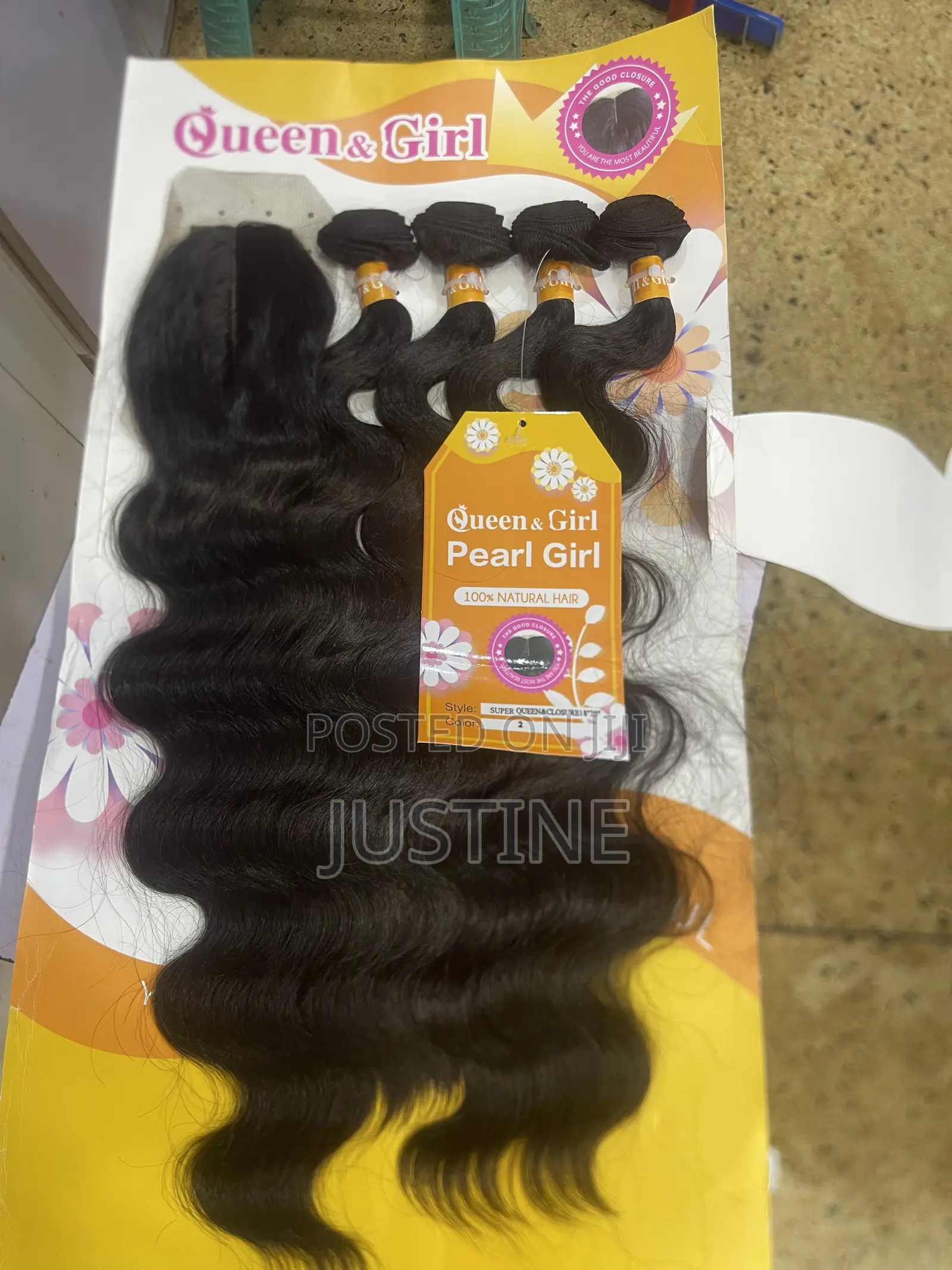 Pearl Girl Natural Weave