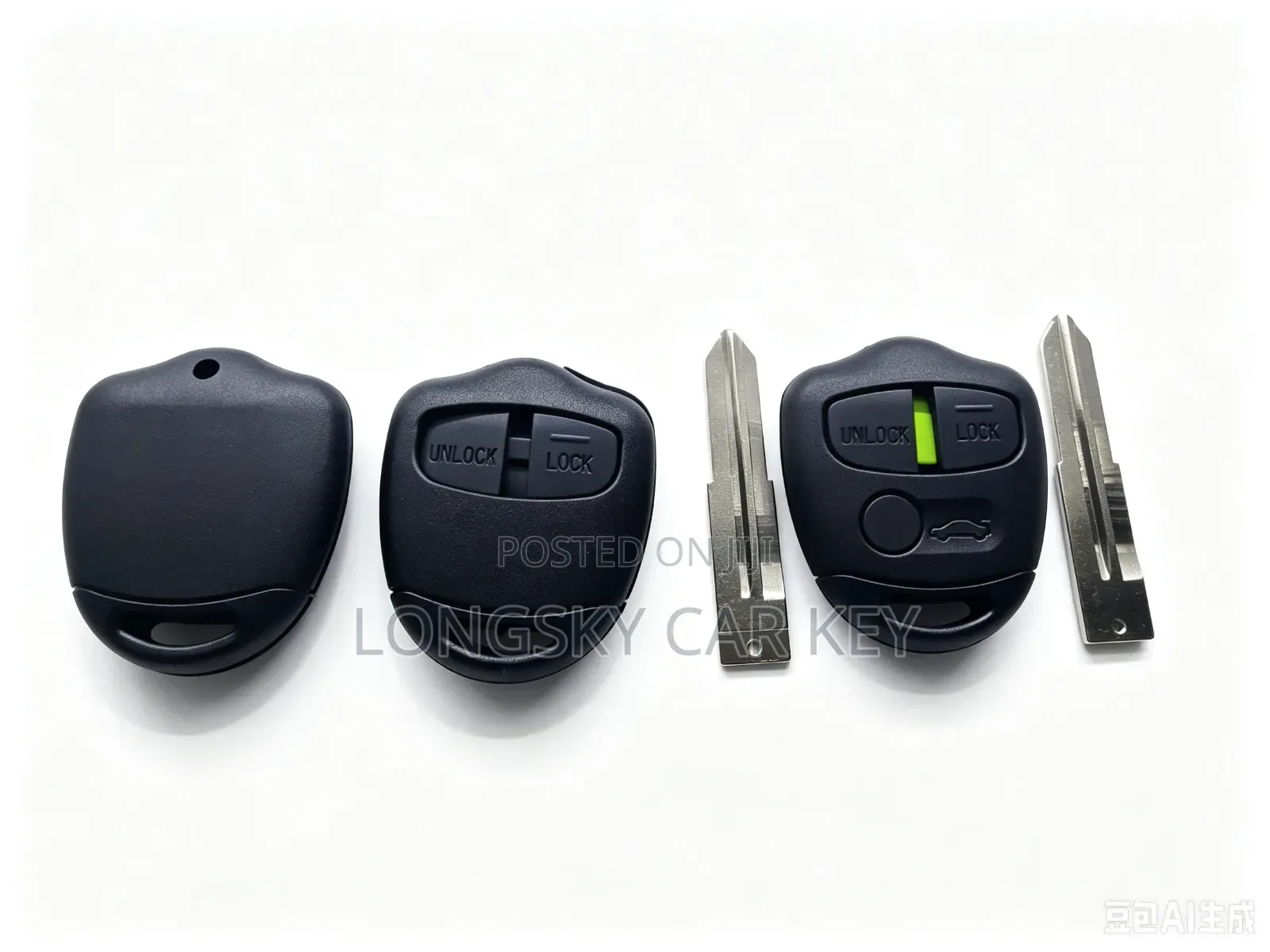 Mitsubishi Insert to Start Car Key Shells/Cases