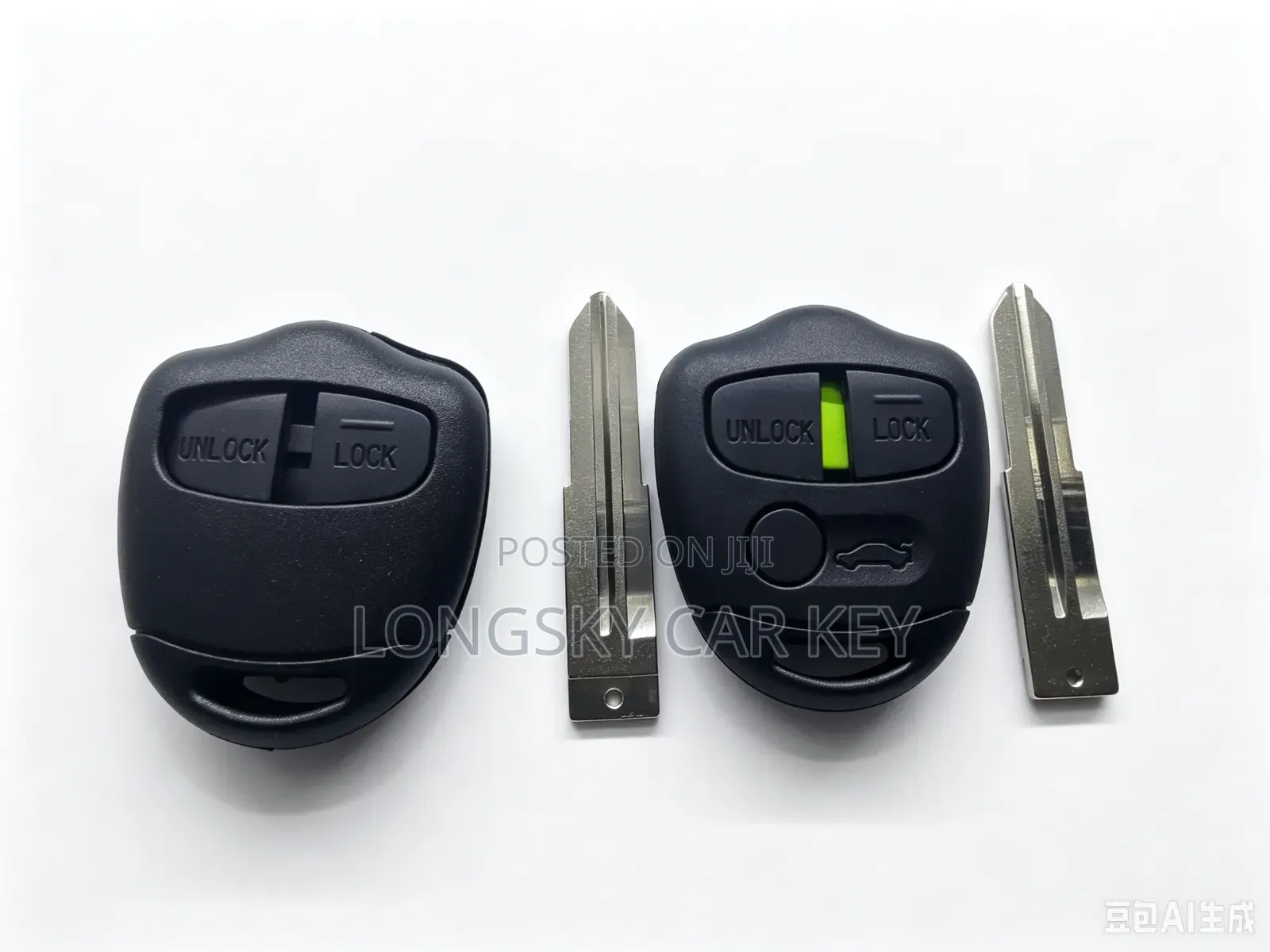 Mitsubishi Insert to Start Car Key Shells/Cases