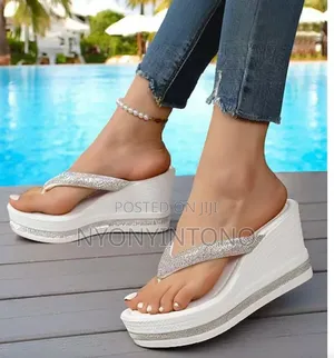 Pearl and Rhinestone Bling Wedge