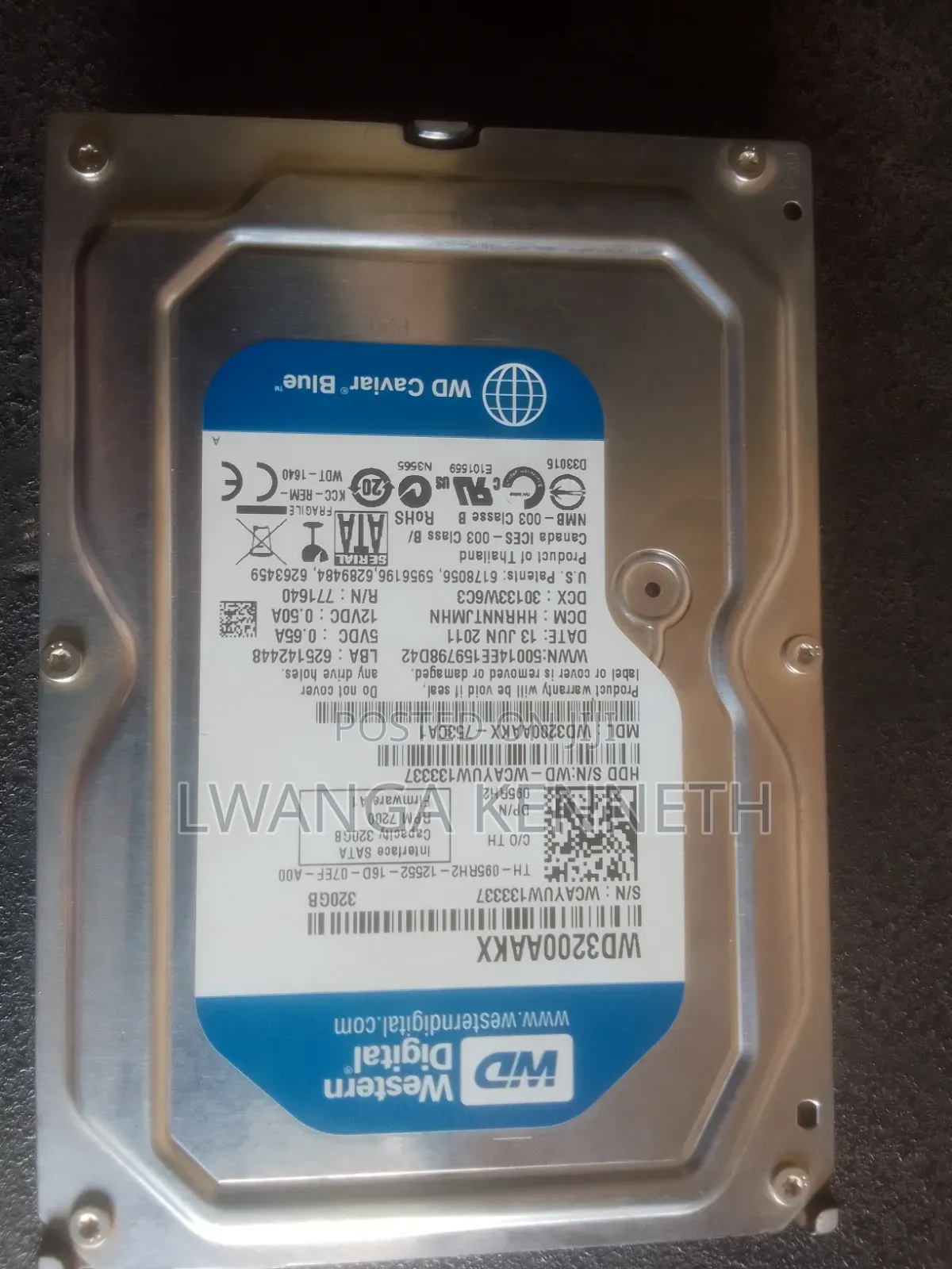 320gb Hard Disk Drive