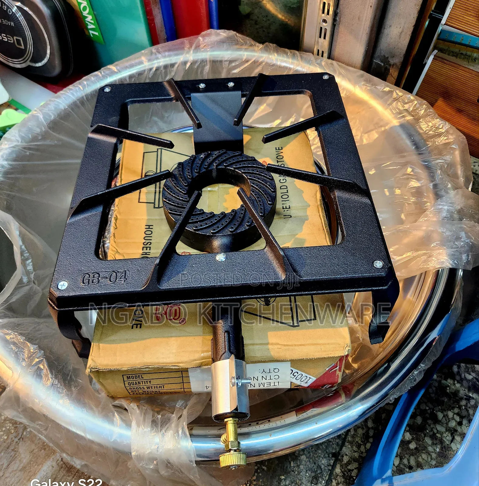 Heavy-Duty Single Burner Cast Iron Gas Stove,