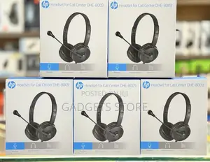 HP DHE-8009 Call Center Headset, a Wired on-Ear Headset