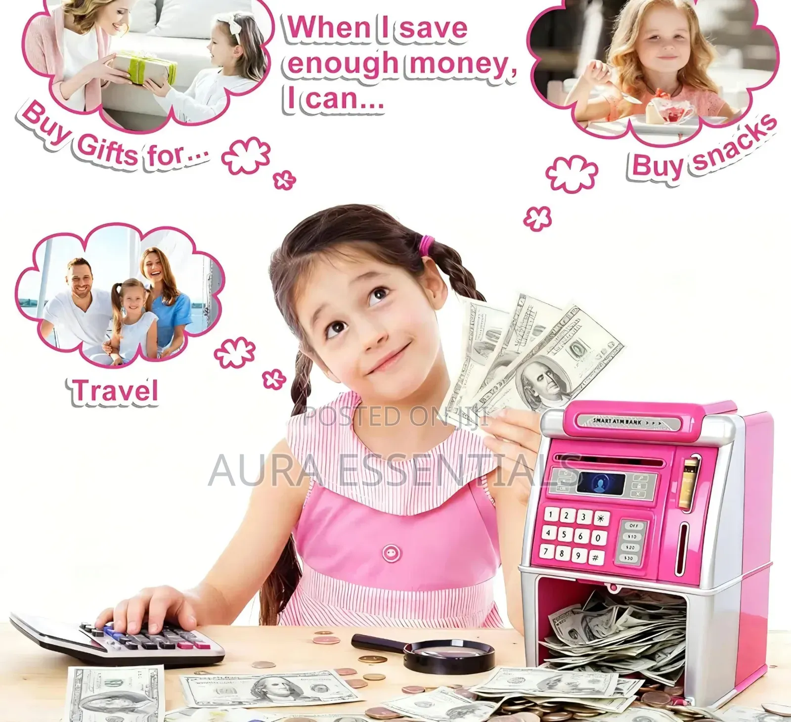 Kids Smart Interactive Atm Money Saving Box