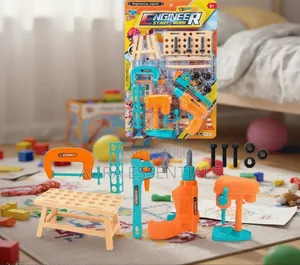 Children's Plastic Construction and Toy Tool Set