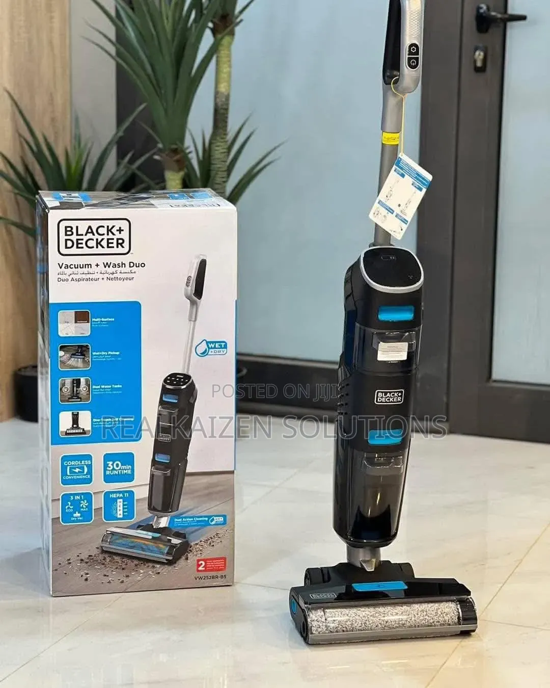 BLACK+DECKER Cordless Wet Dry Vacuum Cleaner and Floor Mop