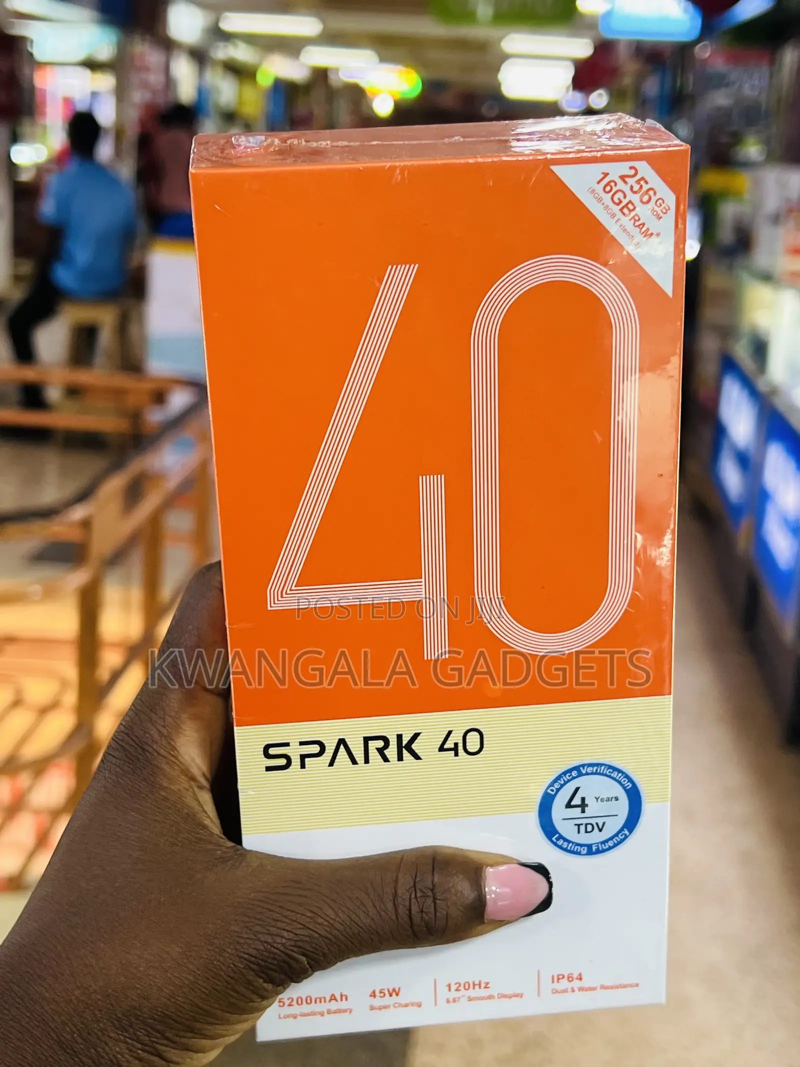 New Tecno Spark 40 256 GB Black