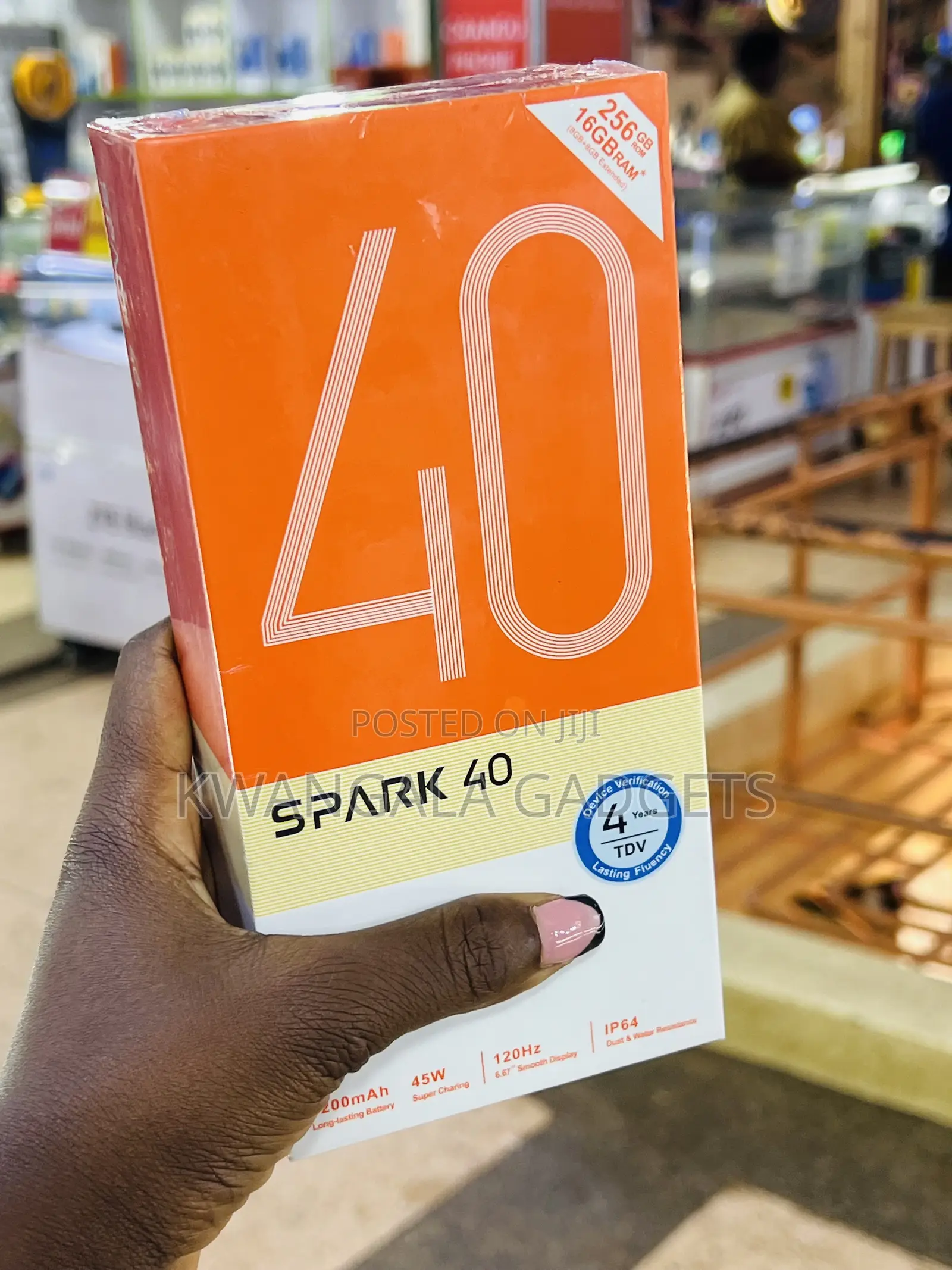 New Tecno Spark 40 256 GB Black