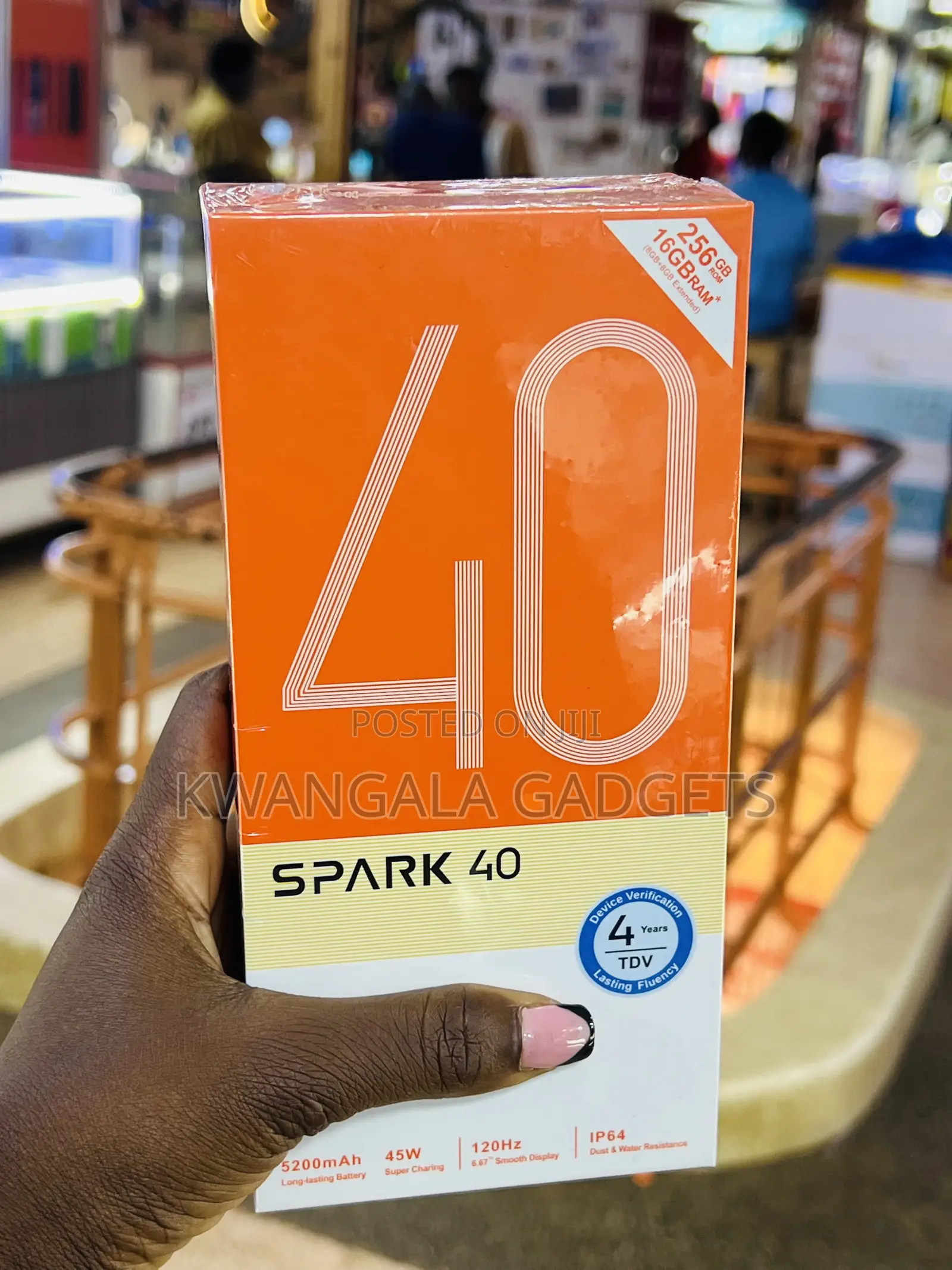 New Tecno Spark 40 256 GB Black