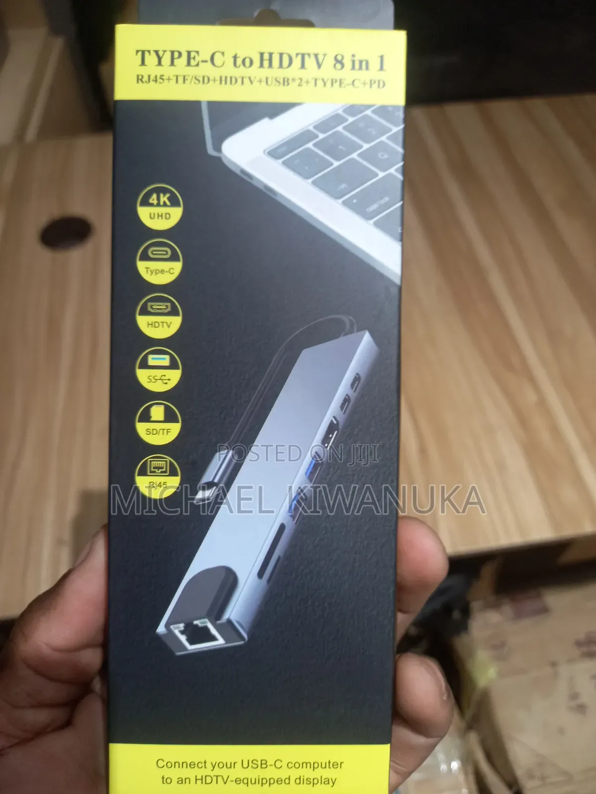 Type-C to HDTV 8 in 1 Adapter