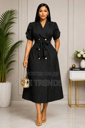 Ladies Button Dresses