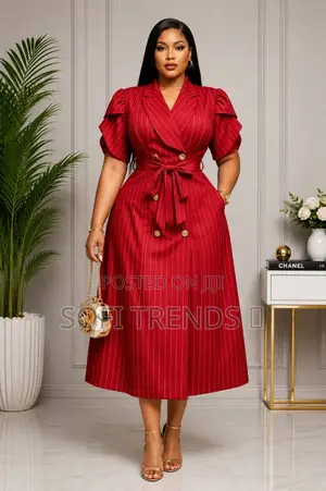 Ladies Button Dresses