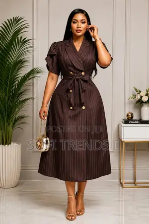 Ladies Button Dresses