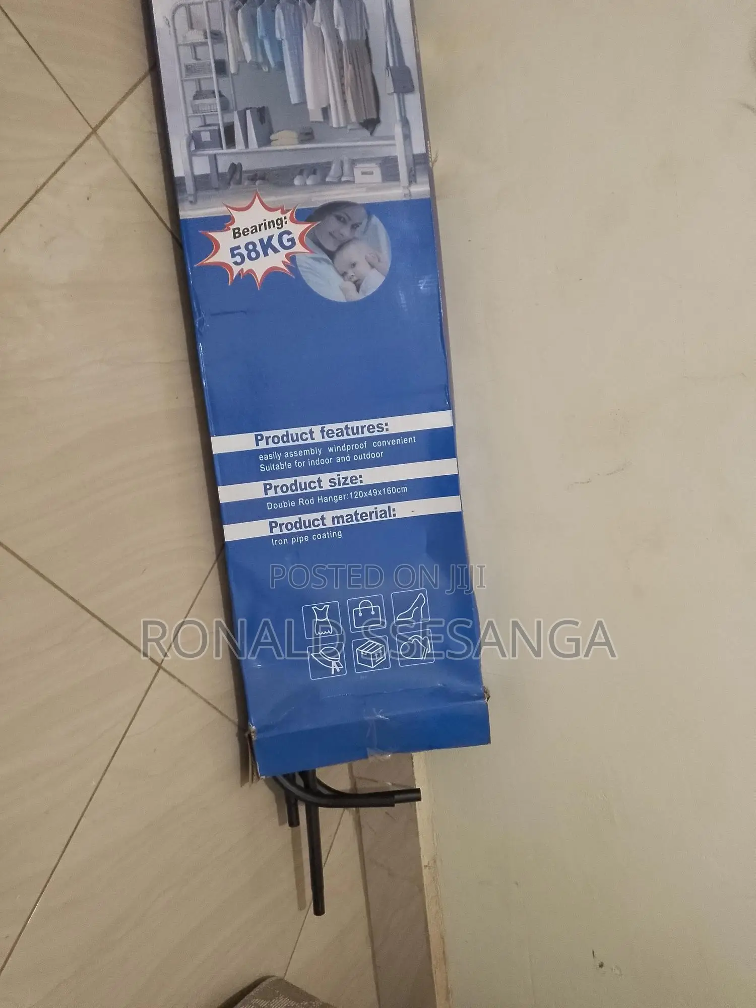 Double Pole Clothes Rack