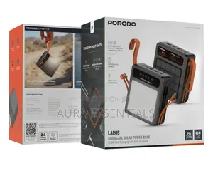 Porodo Laros 80000mAh Solar Power Bank