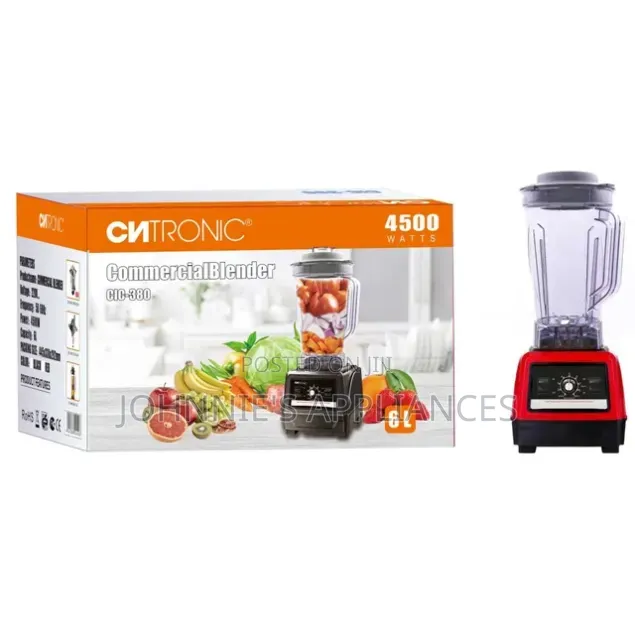 Citronic Commercial Blender 6L – 4500W High-Power Blender