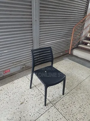 Modern Stackable Black Plastic Chairs Plastic Chairs