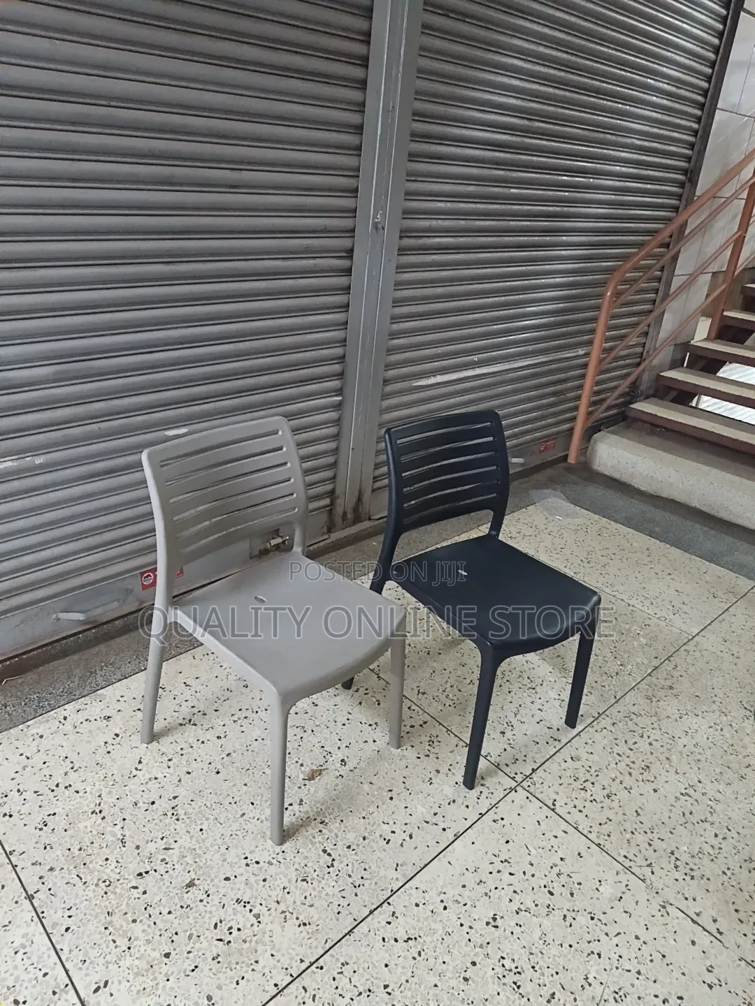 Modern Stackable Black Plastic Chairs Plastic Chairs