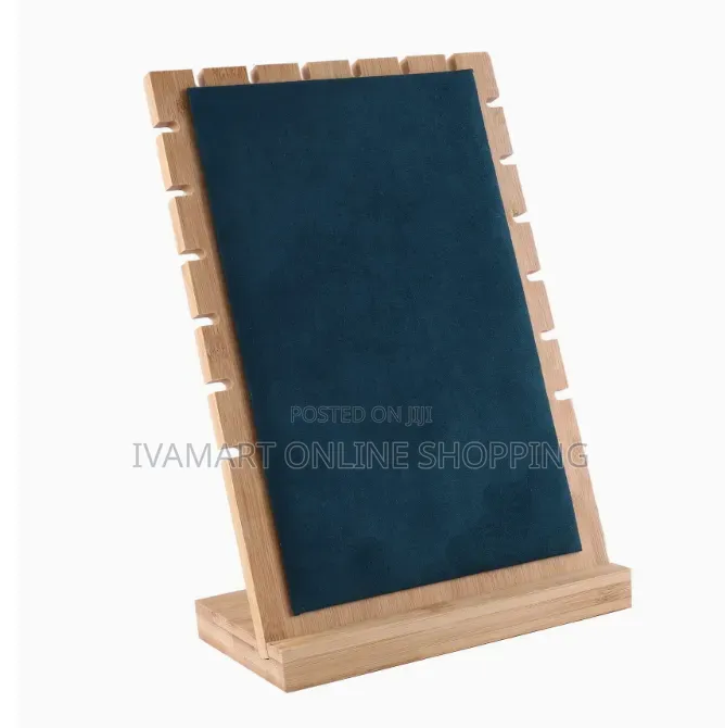 Wooden Necklace Jewelry Display Stand