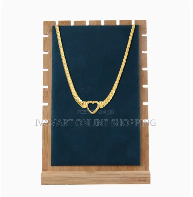 Wooden Necklace Jewelry Display Stand