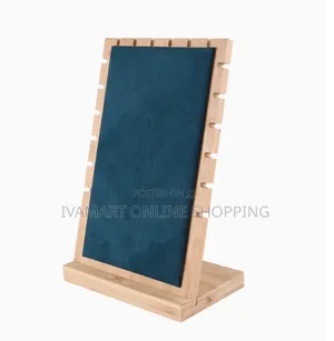 Wooden Necklace Jewelry Display Stand