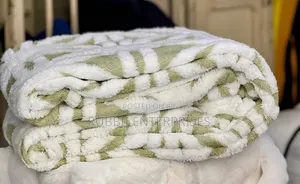 Fleece Blanket 3pcs ( Grey/Green)