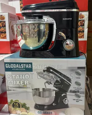 Globalstar 5.2L Stand Mixer– 1200W Heavy Duty Dough Cake Mixer
