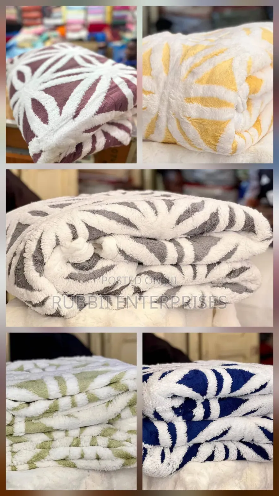 Fleece Blanket 3pcs