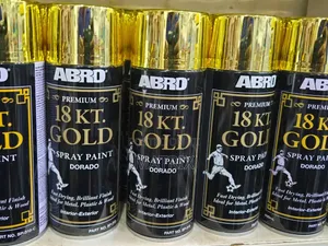 Abro Premium Gold Spray Paint 18KT