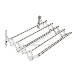 Wall-Mounted Retractable / Flexible Clothes Drying / Hanging Rack