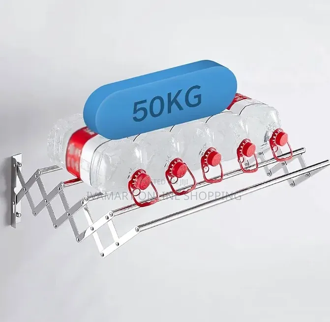 Wall-Mounted Retractable / Flexible Clothes Drying / Hanging Rack