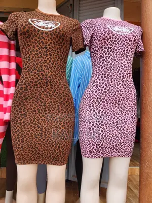Stripped Long Sleeved Dresses