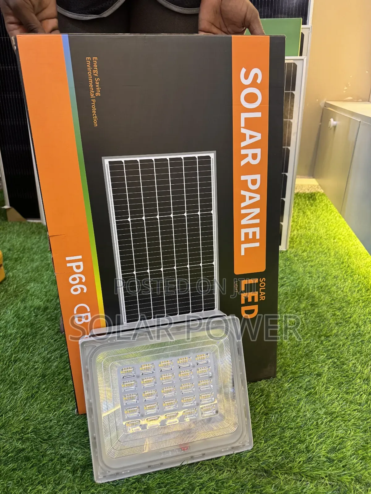Blue Carbon Floodlight. 3.0 Wawa. Solar Power.