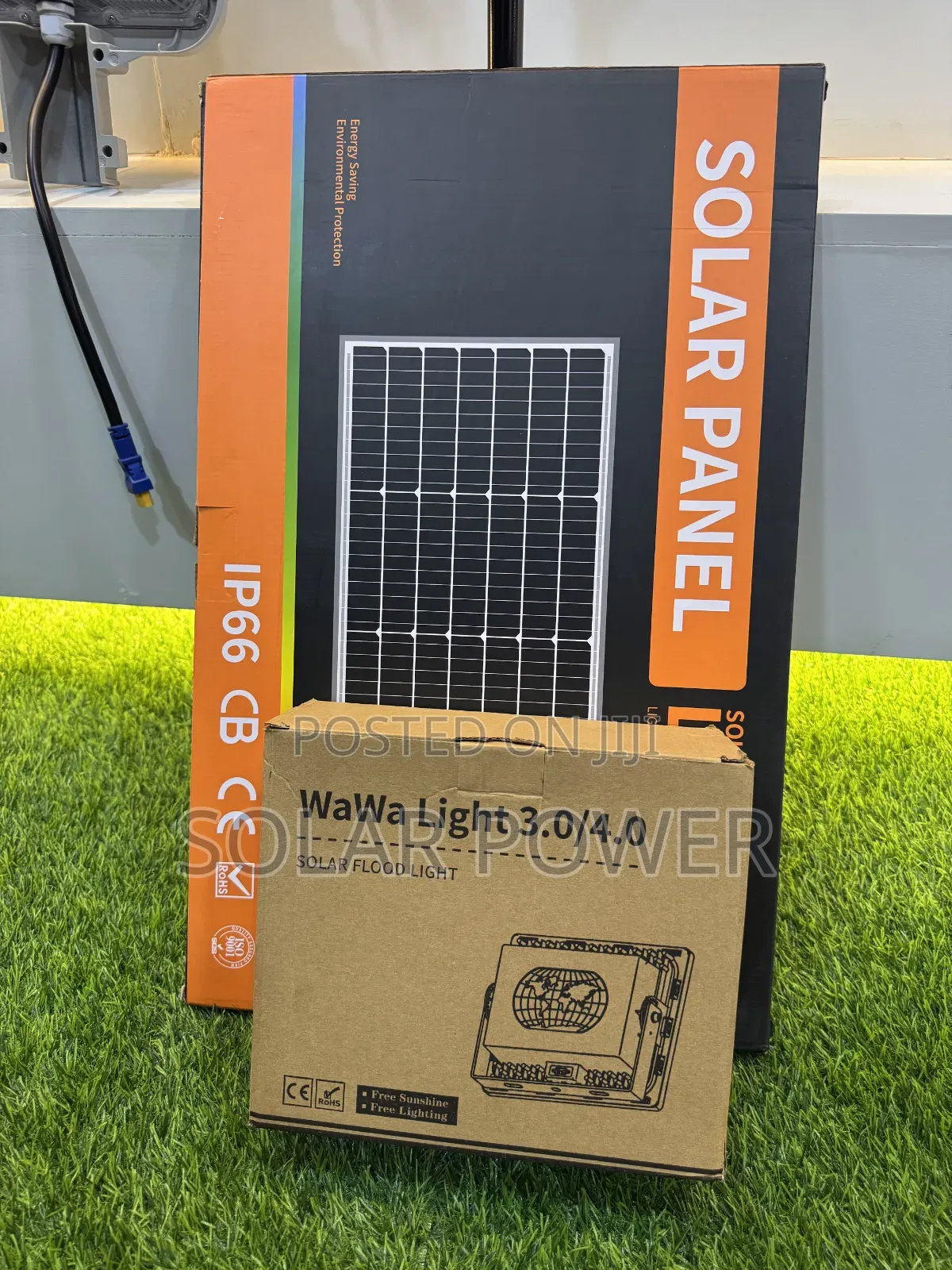 Blue Carbon Floodlight. 3.0 Wawa. Solar Power.