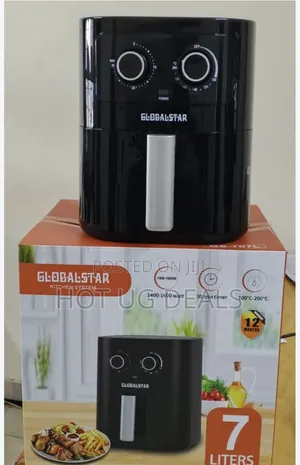 Globalstar 7-Liter Digital/Manual Air Fryer – 1600W