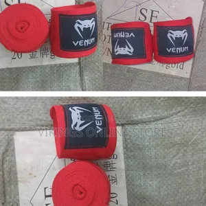 Red Venum Boxing Hand Wrap