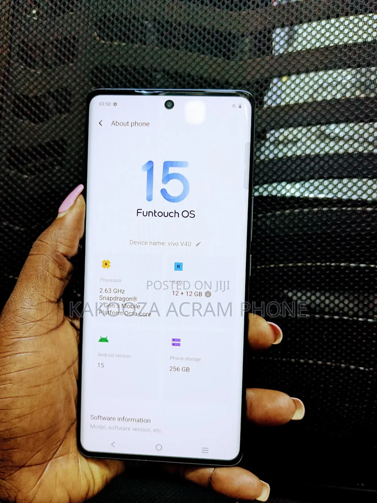 Vivo V60 256 GB Gray