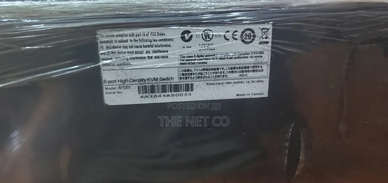 APC AP5201 8-Port Multi-Platform Analog KVM Switch.