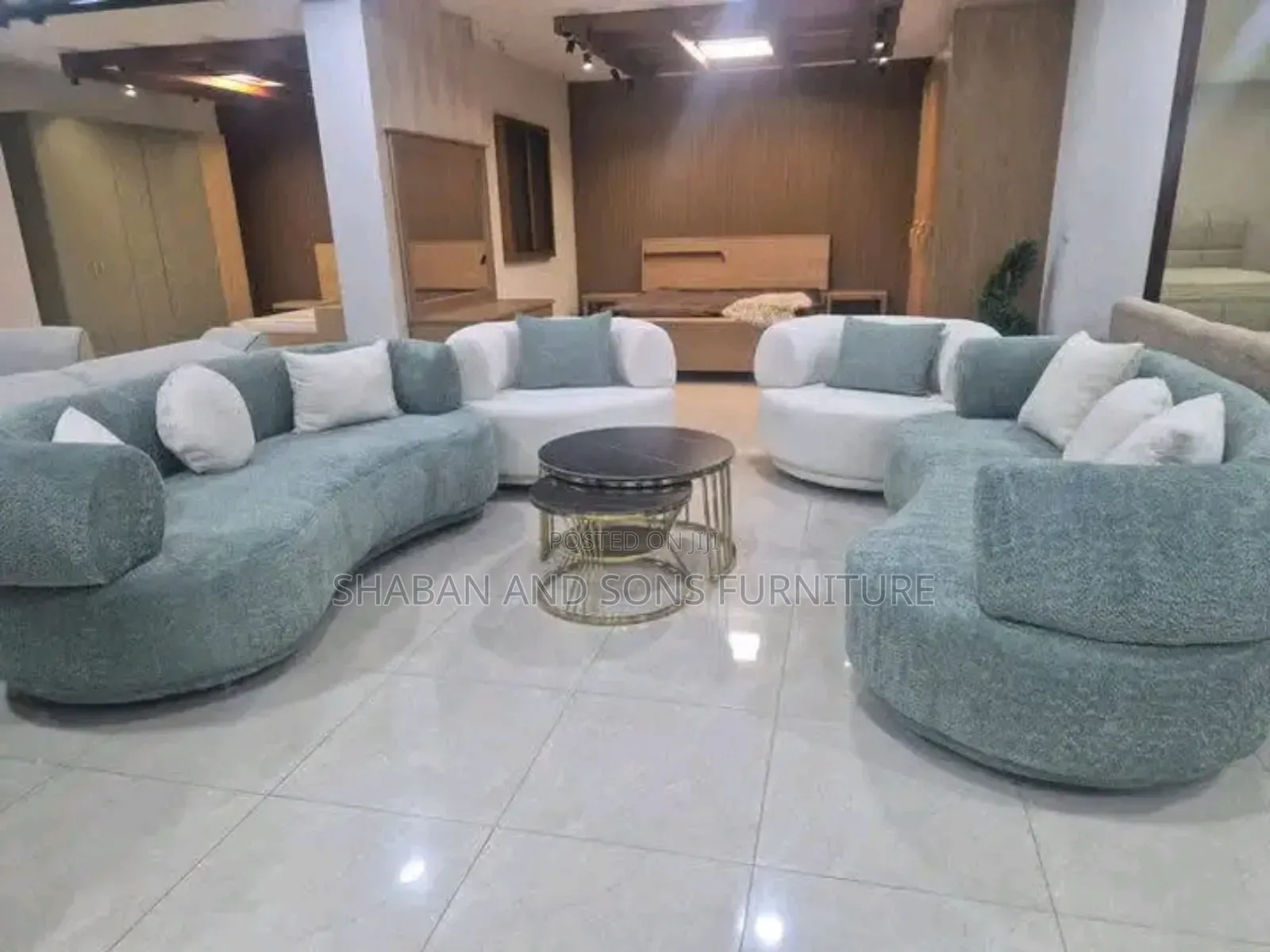 3,2,1,1(seven Seater Sofa Couch in Leather Material