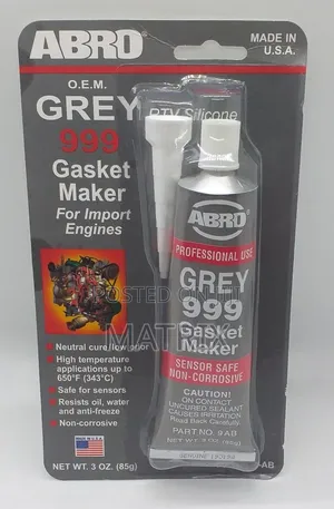 ABRO Grey 999 RTV Silicone Gasket Maker