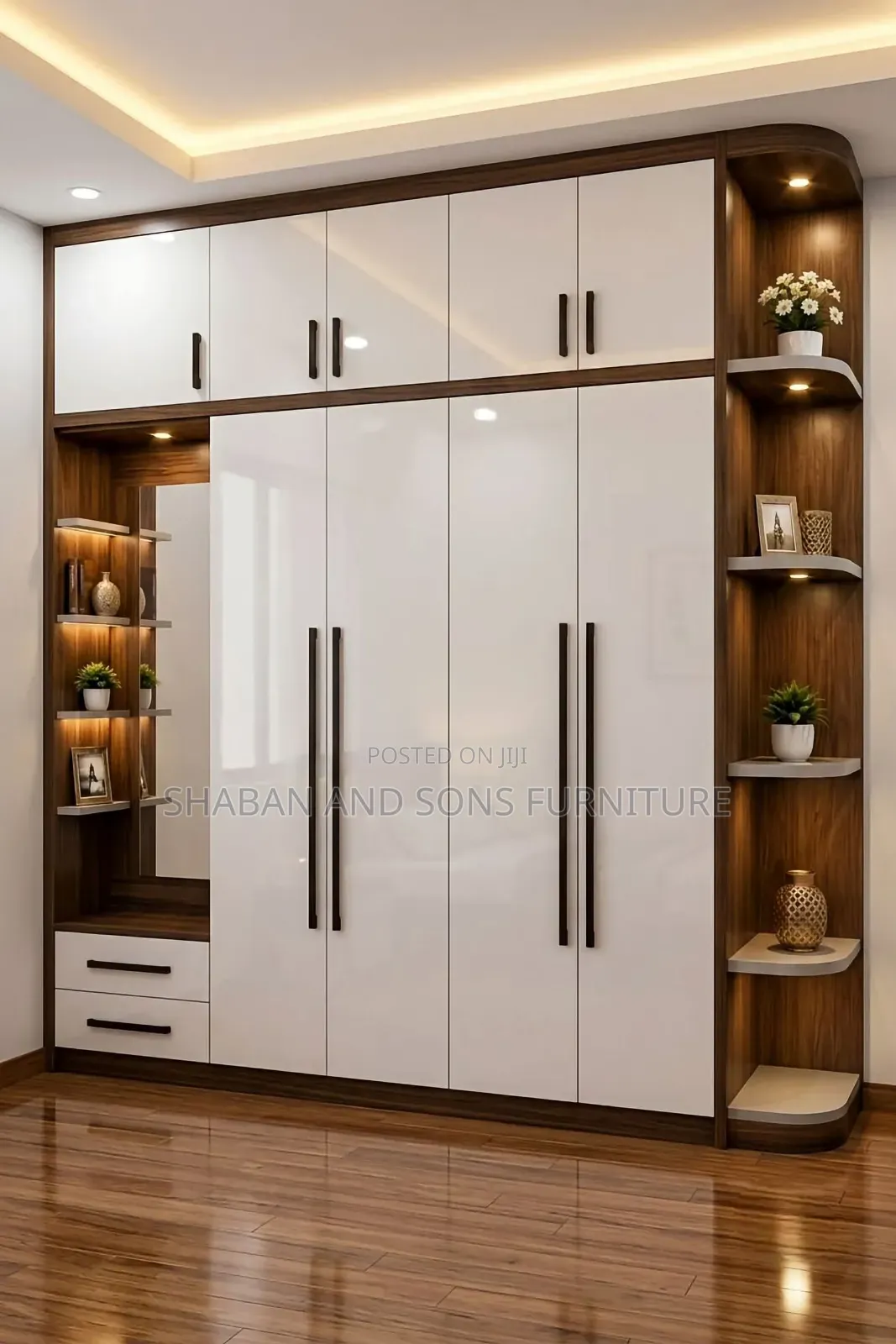 Wardrobe Concept in White Colour