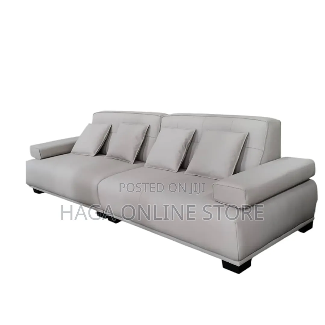 Leather Black Living Room Sofa