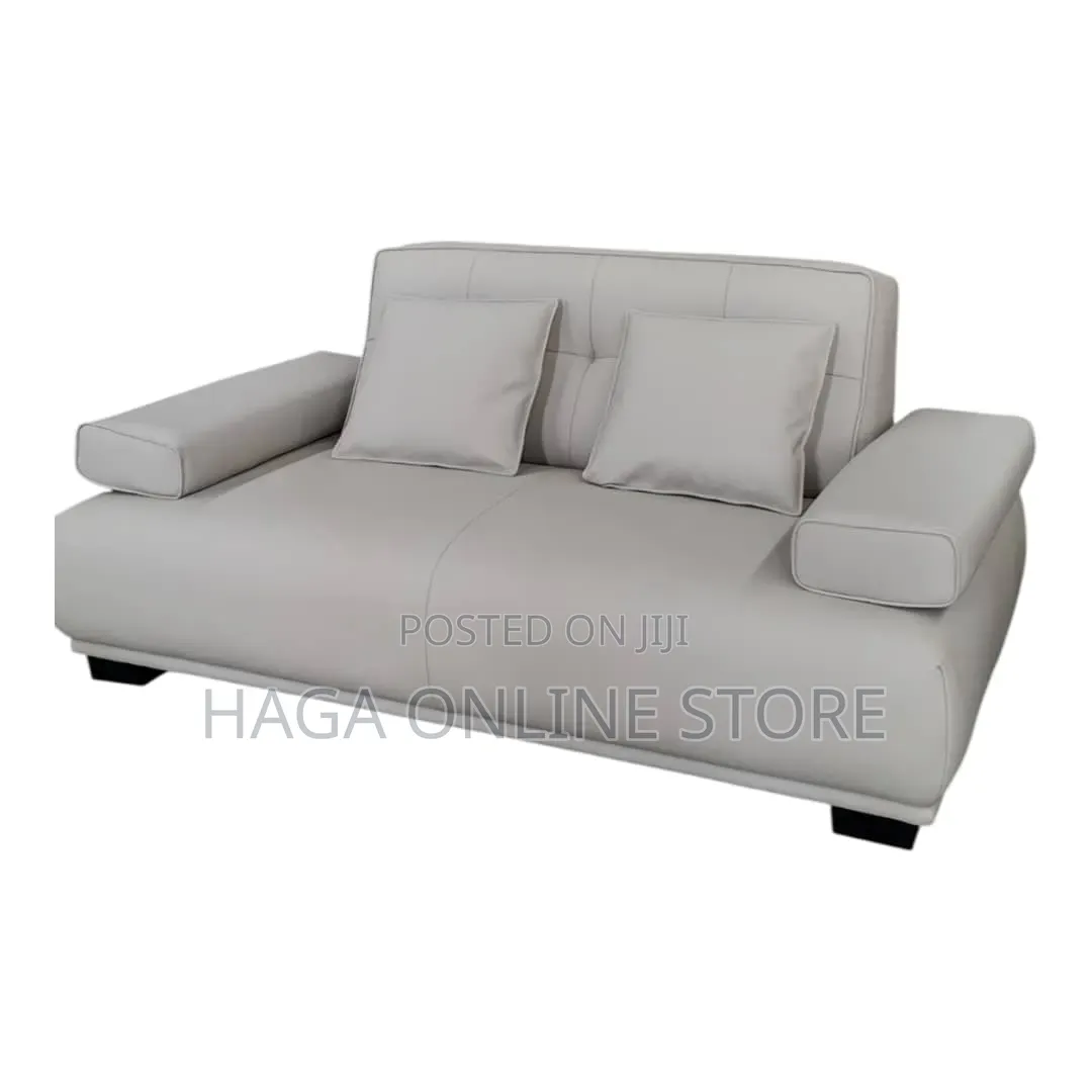 Leather Black Living Room Sofa