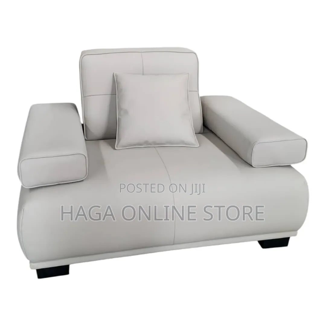 Leather Black Living Room Sofa