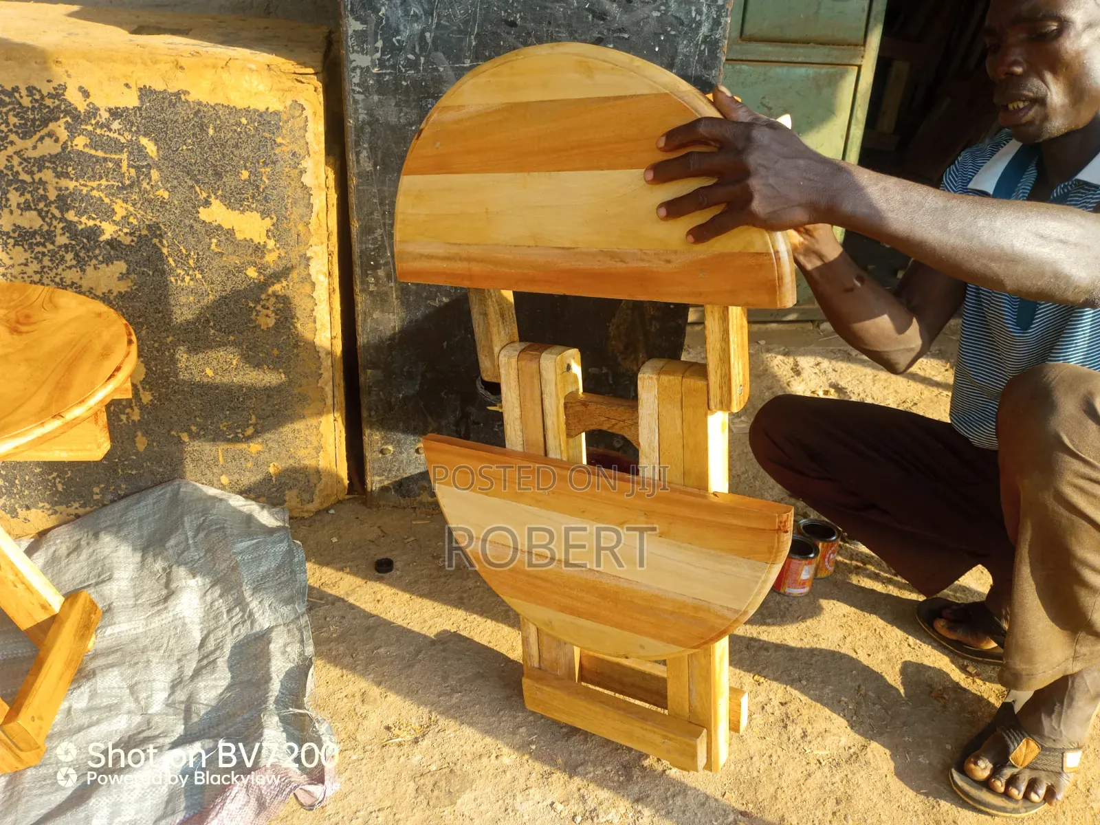 Folding Wooden Table