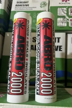 ABRO Silicone Sealant for Bonding, Sealing, and Insulating Surfaces.