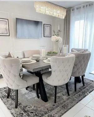 8 Seater Dinning Table Redressed in Fabric Material