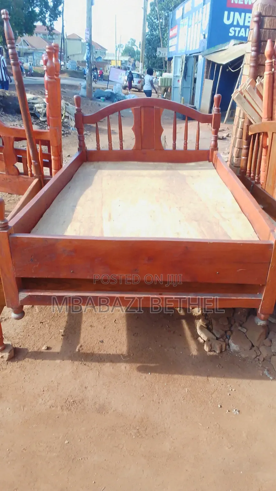 Simple Used 4by6 Wooden Bed on Quick Sale