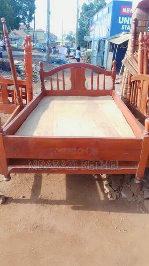 Simple Used 4by6 Wooden Bed on Quick Sale