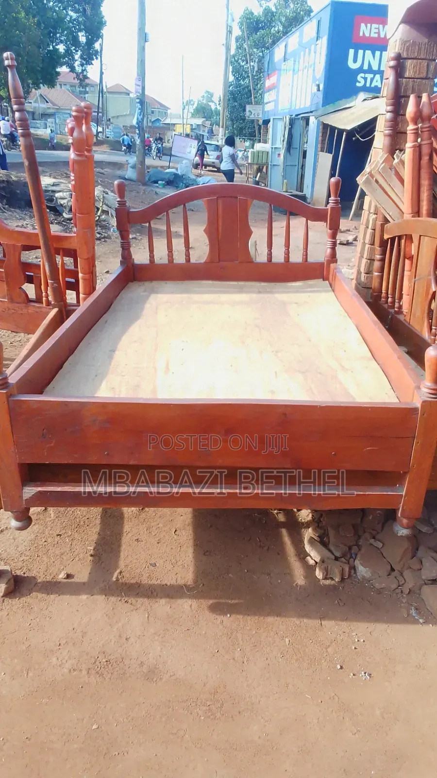 Simple Used 4by6 Wooden Bed on Quick Sale